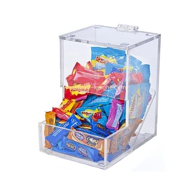 Custom acrylic supermarket flip-top biscuit box FSK-224
