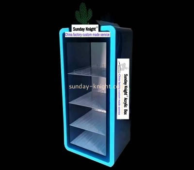 Custom acrylic retail store luminous display cabinet EDK-095