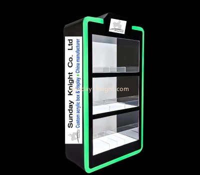 Custom acrylic retail store display cabinet with LED light EDK-094