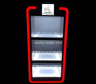 Custom acrylic retail luminous display cabinet EDK-096