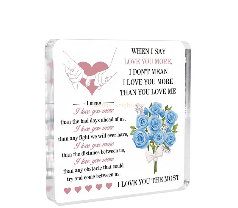 Acrylic display stands