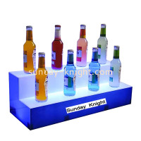 Elevate Your Wine Display with Acrylic Tiered Riser Stands Illuminated Elegance for Every Setting
