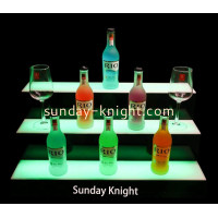 Custom Acrylic Luminous Wine Bottle Stand Shelves: Elevate Your Display with Sunday Knight