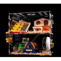 Custom Acrylic Hamster Cage Elevating Pet Care with Sunday Knight