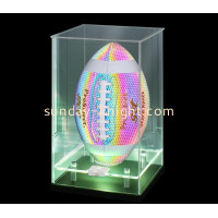 Custom Acrylic Sports Ball LED Display Box Elevate Your Collection with Sunday Knight