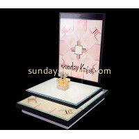 Custom Acrylic Skincare Makeup LED Display Props Elevating Beauty with Sunday Knight