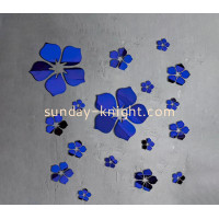Transform Your Space with Custom Acrylic Wall DIY Flower Mirror Stickers by Sunday Knight