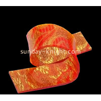 Elevating Dining D&eacute;cor: Custom Acrylic Restaurant Napkin Cloth Holder Rings by Sunday Knight