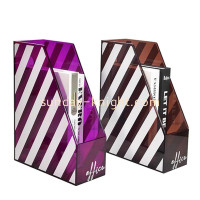 Custom Acrylic Book File Holder Elegant Organization by Sunday Knight