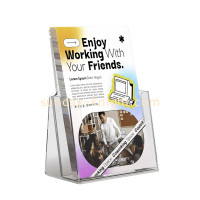 Custom Acrylic Bi-Fold Flyer Stand Holder: A Premium Display Solution by Sunday Knight
