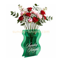 The Art of Modern Living: Premium Custom Acrylic Home Decor Vase by Sunday Knight