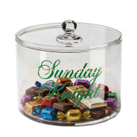 Discover the Elegance of Custom Round Acrylic Candy Display Storage Boxes by Sunday Knight