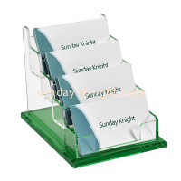 Custom Acrylic Countertop 4 Tiers Business Cards Stand Holder: A Professional Display Solution by Sunday Knight