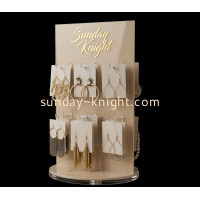 Custom Acrylic Rotating Jewelry Display Stand Rack &ndash; Premium Wholesale Solutions by Sunday Knight