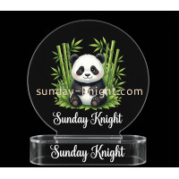 Custom Acrylic Round Printing Photo Frame with Base: A Creative Display Solution by Sunday Knight