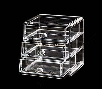 Acrylic jewellery storage box with three drawers JDK-016