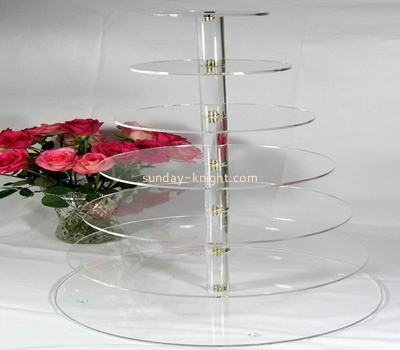 7 tiers acrylic round cupcake stands