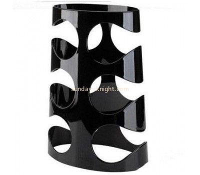 Black acrylic display stand with 6 wine bottles holder WDK-016