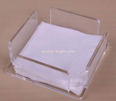 Clear acrylic napkin table tissue paper holder