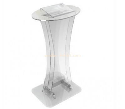 Acrylic factory wholesale stage speech lectern podium AFK-040