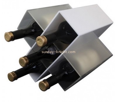 Custom acrylic stand wine display wine bottle display rack WDK-030