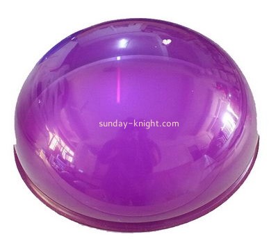 Custom acrylic dome plastic hemisphere clear plastic half sphere DBK-046