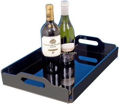 Custom acrylic wine display acrylic wine bottle holder acrylic tray WDK-033