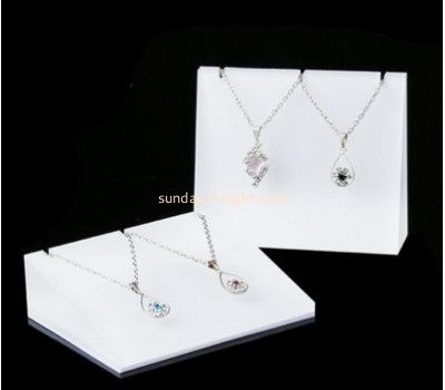 Custom acrylic plexiglass stands unique jewelry displays necklace display stand JDK-229