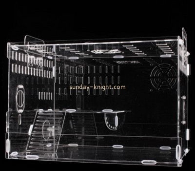Acrylic display manufacturers custom acrylic bird chinchilla cage PCK-013