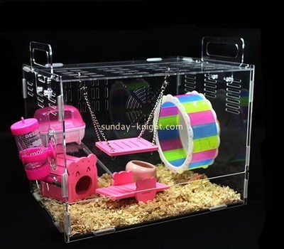 Acrylic display supplier custom acrylic plexiglass bird cage terrarium PCK-015