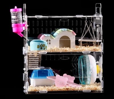 Acrylic display factory custom acrylic guinea pig cage bird cage for sale PCK-022