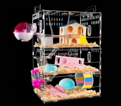 Acrylic display factory custom acrylic parrot cage mouse cage PCK-027