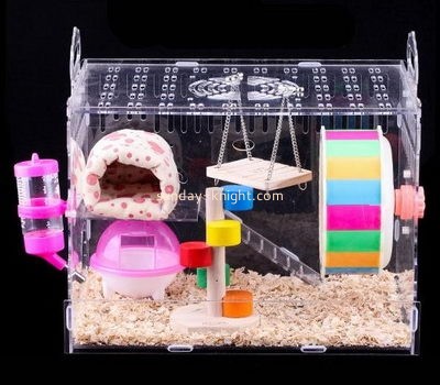 Acrylic display manufacturers custom acrylic bird houses critter nation cage PCK-029