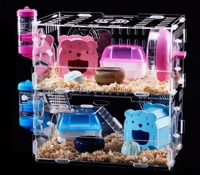 Acrylic display factory custom acrylic bird cage amazing hamster cages for sale PCK-032