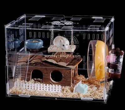 Acrylic factory custom cockatoo cage acrylic bird cage for sale PCK-065