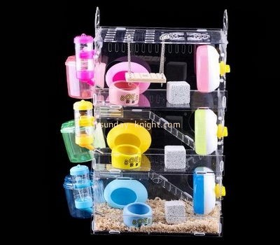 Lucite suppliers customize vision bird cages chinchilla house PCK-078
