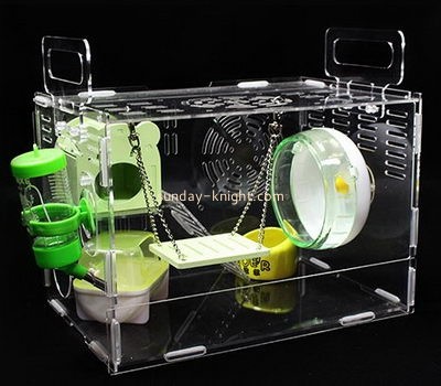 Acrylic manufacturers china customize fancy bird cages critter trail cage PCK-082
