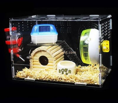 Plexiglass company customize caged bird best cage for dwarf hamster PCK-087