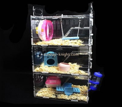 Lucite manufacturer customize large hamster house hamster cages for dwarf hamsters PCK-102