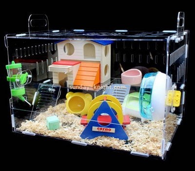 Display case manufacturers customize cheap plastic big hamster cages PCK-110