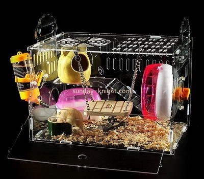 Display manufacturers customize perspex boxes large cheap hamster cages PCK-113