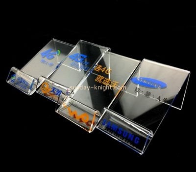 Acrylic factory customized desktop cell phone holder mobile phone stand holder CPK-113