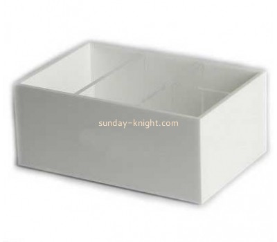 Wholesale acrylic storage plastic box tissue white acrylic box DBK-064