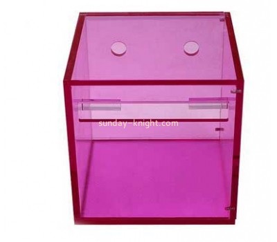 Hot sale acrylic fancy tissue box small plastic box square acrylic box DBK-060