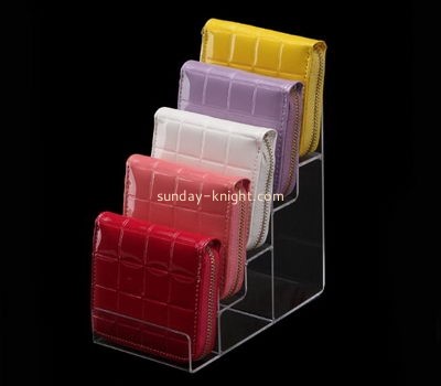 Acrylic factory customized acrylic wallet table top display stand ODK-164