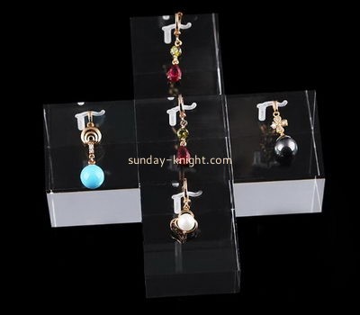 Acrylic plastic supplier customized jewelry earring display holder stands JDK-325