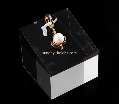 Perspex manufacturers customized acrylic earring and ring holder JDK-358