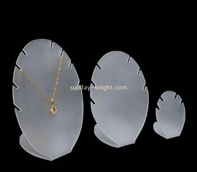 Acrylic manufacturers china customized acrylic necklace display stands JDK-456