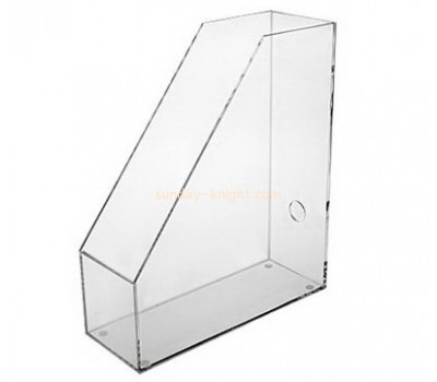 Acrylic display stand manufacturers customized clear lucite magazine holder BHK-074