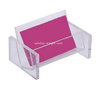 Acrylic display supplier custom designs acrylic business card organizer BHK-202